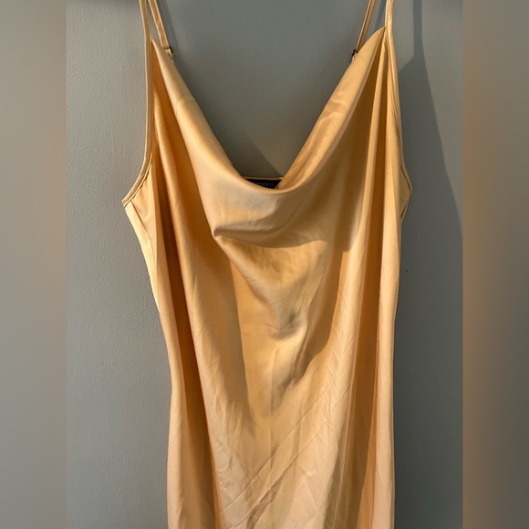 Forever 21 Gold Slip Dress - small - NWT - Picture 2 of 8